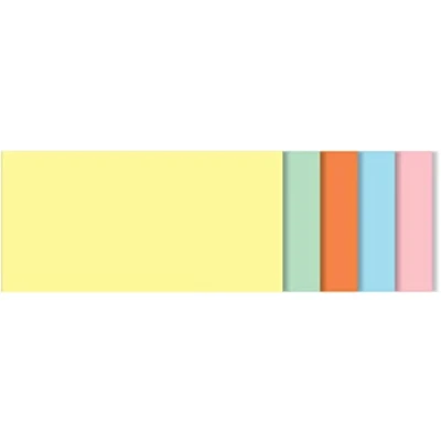 Image of SIGEL BA100 Rectangular Moderation Cards, 10 x 20 cm, 6 colours, 250 Pieces
