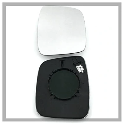 Image of Fits Citroen Nemo, For 2008 to 2020 Heated Base Convex Wing Mirror RIGHT HAND (UK Driver Side)