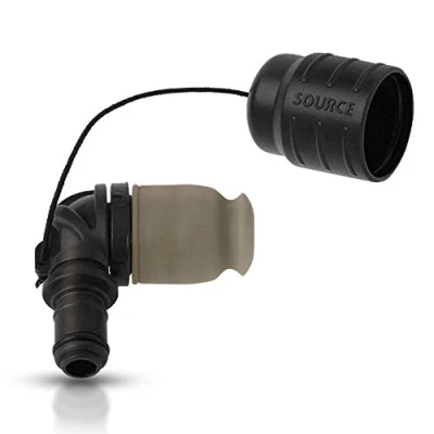 Image of Source Tactical Exclusive Helix High Flow Bite Valve with Minimal Pressure (Black)