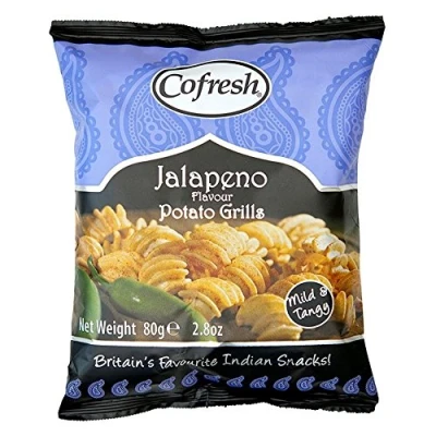 Image of Cofresh Jalapeno Flavour Potato Grills (80g) Pack of 6