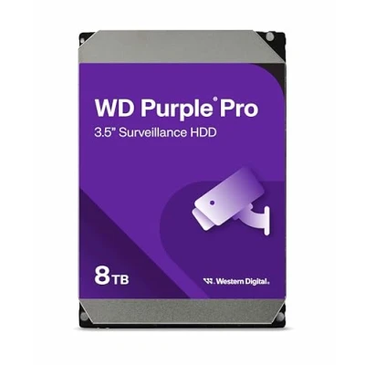 Image of WD Purple Pro 8TB Smart Video 3.5&quot; Internal Hard Drive, AllFrame Technology, 550TB/yr, 256MB Cache, 7200 RPM
