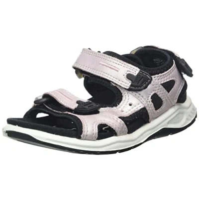 Image of ECCO X trinsic K Flat Sandal, Violet Ice Metallic, 7.5 UK Child