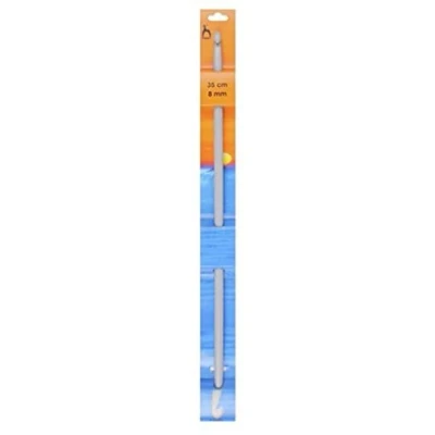 Image of Pony Plastic Double Ended Tunisian Crochet Hooks, Multi Colour, 8mm