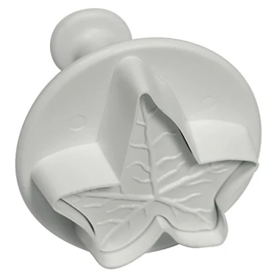 Image of PME IL539 Ivy Leaf Plunger Cutter, Large Size, 28 mm, White