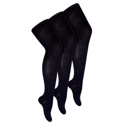 Image of Sock Snob 3 Pair Multipack Girls School Tights
