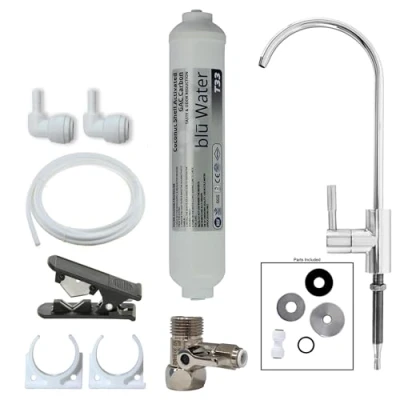 Image of Hommix Undersink Drinking Water Tap Filter Kit System Including Lily and Accessories