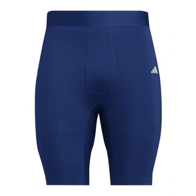 Image of adidas Performance Techfit Short Tight Pants, Men&#039;s, Size: XS, Team navy blue