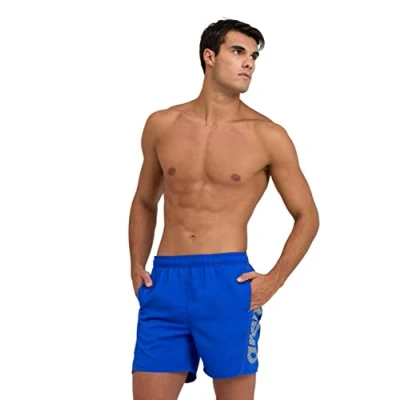 Image of Arena Men&#039;s Fundamentals Logo Beach Boxer