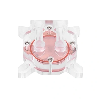 Image of ASHATA GPU Water Cooling,Computer Cooler Cooling Block Waterblock Red Copper Base POM Cover