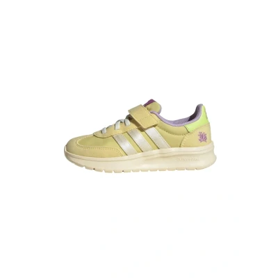 Image of adidas Sportswear Baby shoes powder yellow cream white plum for kids, Size: 10.5K,