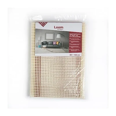 Image of d c fix anti slip rug underlay Loom for smooth &amp; hard floors 160 cm x 2,35 m 2,4 mm non mat matting roll stopper pad carpet floor