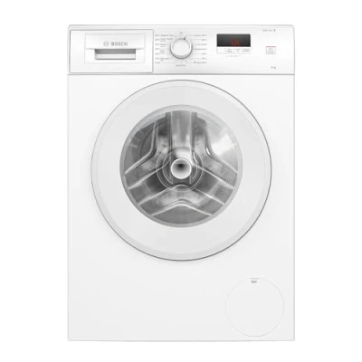 Image of Bosch WGE03408GB Series 2, Free Standing Washing Machine Front Loader, A Rated, 8 kg, 1400 rpm, Extremely Quick 15/30 Wash, Speed Programme, White