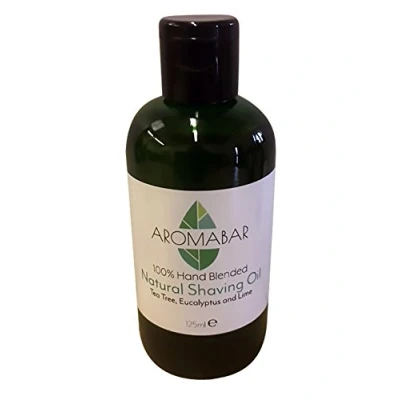 Image of Natural Shaving Oil with Tea Tree Eucalyptus &amp; Lime 125ml