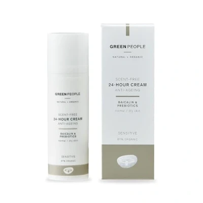 Image of Green People Scent Free 24 Hour Cream Day &amp; Night Face for Sensitive Skin Firming Vegan Natural, 50ml