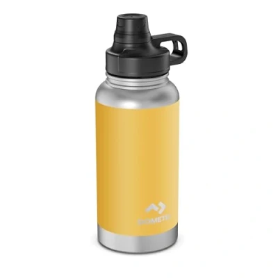 Image of DOMETIC, Stainless Steel Liquid Thermos, Hot and Cold Insulated Container, Orang, Capacity 900 ml