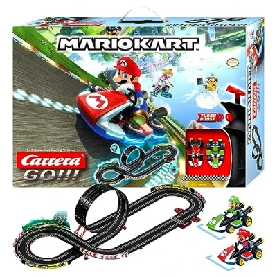 Image of Carrera 20062491 Mario Kart Slot Car Track Set, Multicolor, 58 x 10 40 cm
