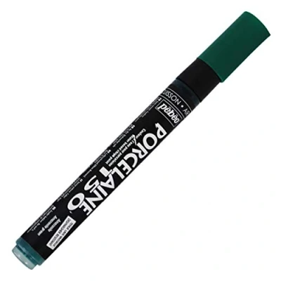 Image of Pebeo 1 Piece Porcelaine 150 China Paint Bullet Tip Marker, Amazonite Green,Amazonite Green