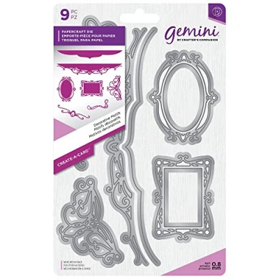 Image of Crafters Companion Gemini Create a Card Dimensionals Metal Die Decorative Motifs