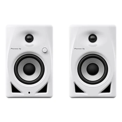 Image of Pioneer DJ DM 40D 4 desktop monitor system (White)