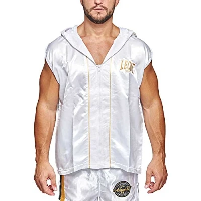Image of LEONE 1947, Premium Vest From Ring, Unisex Adult, White, L/XL, AB261