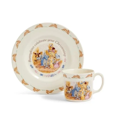 Image of Bunnykins Christening Plate &amp; Mug, 2 Piece Set
