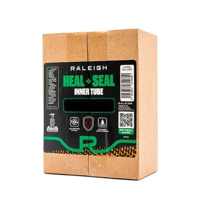 Image of Raleigh Heal &amp; Seal 700 x 18 25c Self Sealing Bicycle Inner Tube with Presta Valve