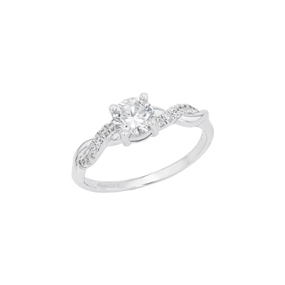 Image of s.Oliver ring 925 sterling silver ladies rings, with cubic zirconia synth, silver, Comes in jewelry gift box, 9079339