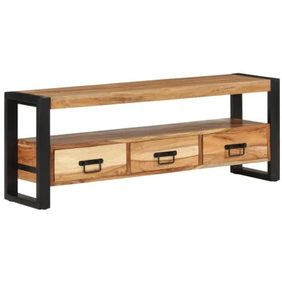 Image of vidaXL TV Cabinet 120x30x45 cm Solid Wood Acacia