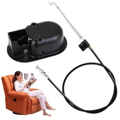 Image of Universal Recliner Chair Cable Replacement, Pull Handle Replacement Parts Release Switch for Reclining Sofa Armchair