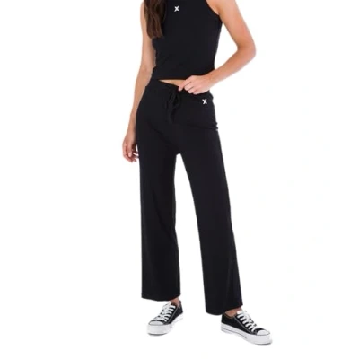 Image of Hurley Women&#039;s Rib Relaxed Pants, Black, S