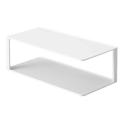 Image of YAMAZAKI Dish Rack, Alloy Steel, White, One Size