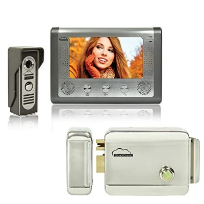 Image of Silvercloud House 715 Video Door Phone Intercom Kit with 7 Inch LCD Screen and YALA Electromagnetic YR300