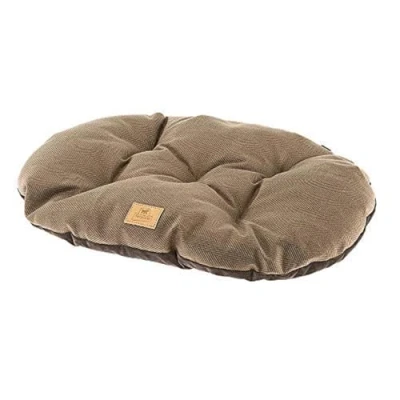 Image of Ferplast Cat and Dog Cushion Stuart 45/2, Double Sided, Tweed Soft Velvet, Washable, Blue, XS