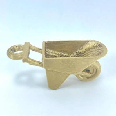 Image of Wheelbarrow Christmas Tree Bauble Decoration Ornament For Xmas Noel