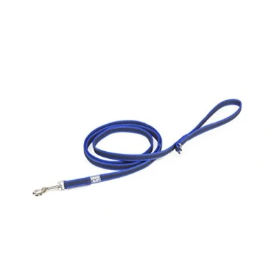 Image of Color &amp; Gray Super Grip Leash with Handle, and O Ring, 14 mm x 1,8 m, Blue
