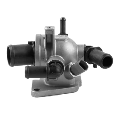 Image of 55202373 Engine thermostat GATES TH38588G1 88C with gaskets/seals housing VAUXHALL: Corsa Mk3, Astra Mk5, Mk5 Kombi