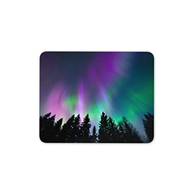 Image of Destination Vinyl ltd Beautiful Aurora Borealis Mouse Mat Pad Northern Lights PC Computer #8431