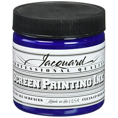 Image of Jacquard Professional Screen Printing Inks 4Oz Blue
