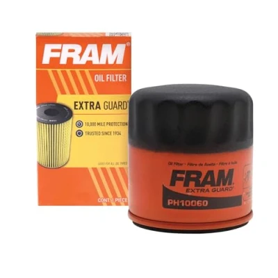 Image of FRAM Extra Guard PH10060, 10K Mile Change Automotive Replacement Interval Spin On Engine Oil Filter for Select Vehicle Models