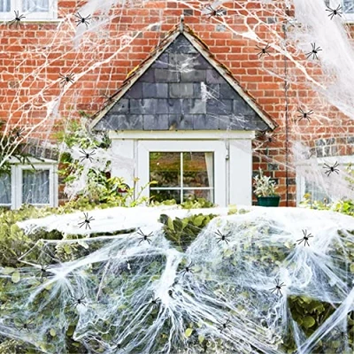 Image of I LOVE FANCY DRESS Spider Web Decoration 200g Perfect For Halloween Pack Of 1