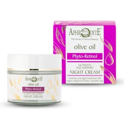 Image of Aphrodite Nourishing &amp; Firming Night Cream Hydrating and with Hyaluronic Acid Argan Oil (50 ml / 1.70 fl oz)