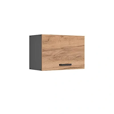 Image of Vicco Wall cabinet Raul, Gold power oak/Anthracite, 60 cm Flat