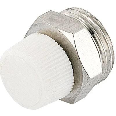 Image of 3/8&quot; Manual Radiator AIR Vent Bleed Plug Valve NO Need Key