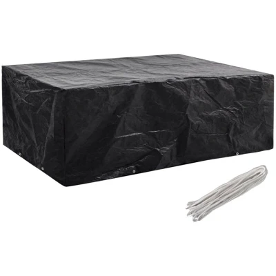 Image of vidaXL Garden Furniture Cover 8 Eyelets 242x162x100 cm