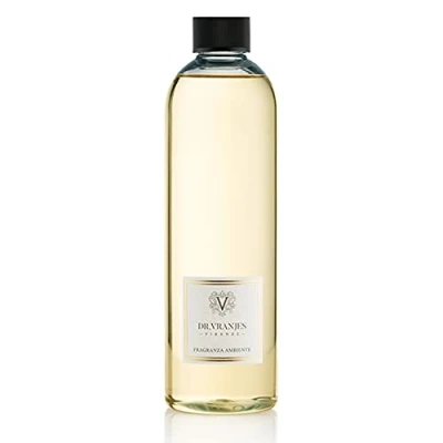 Image of Dr. Vranjes Ambra 500 ml Refill with White Sticks, Reed Diffuser Refill, Home Fragrance, Main Scent Oriental and Enveloping, Atmosphere Relaxing, Fragrance Color Amber, Made in Italy
