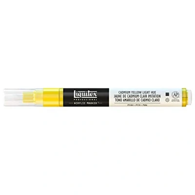 Image of Liquitex 2 4 mm Fine Nib Paint Marker Cadmium Yellow Light Hue