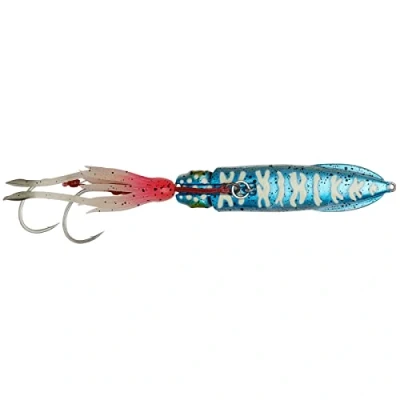 Image of Savage Gear Swim Squid Inchiku Sea fishing lure Blue Pink Glow 9cm (120g)