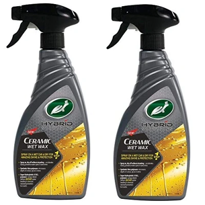 Image of Turtle Wax Hybrid Solutions Ceramic Wet Car 500ml Spray On Concentrated for High Shine &amp; Durable Chemical Resistant Protection with Instant Water Beading (2)
