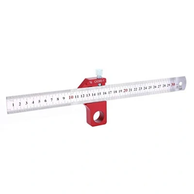 Image of CX300 1 300mm Woodworking Square Ruler Multifunction Scriber Hardware Measuring Tool for Height Angle