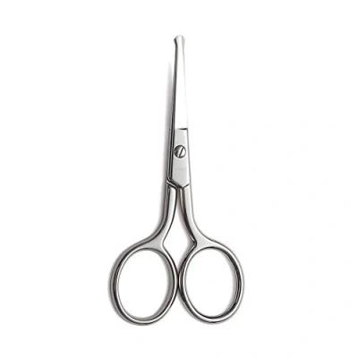 Image of LIVINGO Premium Manicure Rounded Tip Scissors Multi Purpose Stainless Steel Cuticle Pedicure Beauty Grooming Kit for Nail, Eyebrow, Eyelash, Dry Skin, Nasal/Nose Hair 9cm